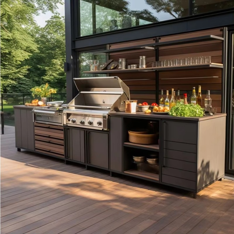Outdoor Furniture Easy To Clean - # Новый дизайн террасного кухонного шкафа