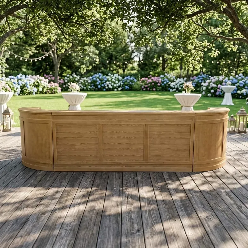Outdoor Furniture Easy To Clean - Барный стол из массива дерева для