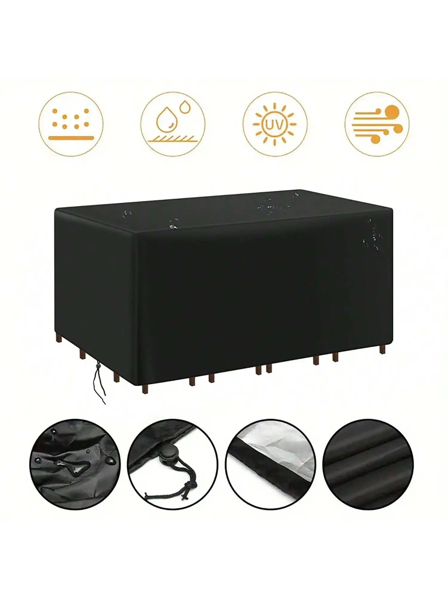 Outdoor Furniture Cover Waterproof - Многоразмерная уличная патио, садовая мебель, водонепроницаемый