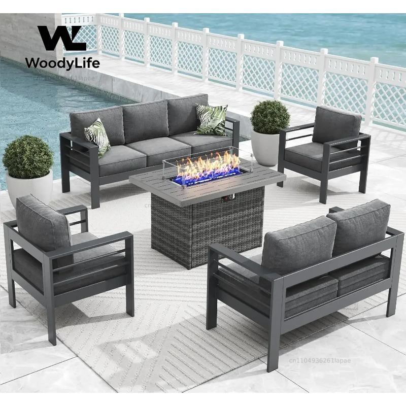Комплект садовой мебели из 5 п – обзор и цена Outdoor Furniture Set With Fire Pit