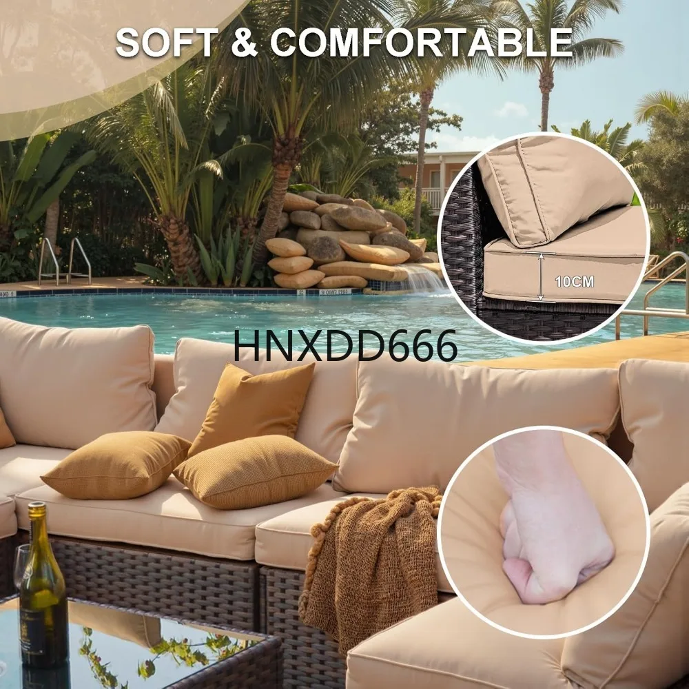 7-местный комплект садовой меб – обзор и цена Outdoor Furniture Set With Fire Pit