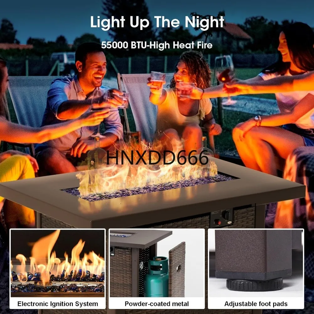 7-местный комплект садовой меб – обзор и цена Outdoor Furniture Set With Fire Pit