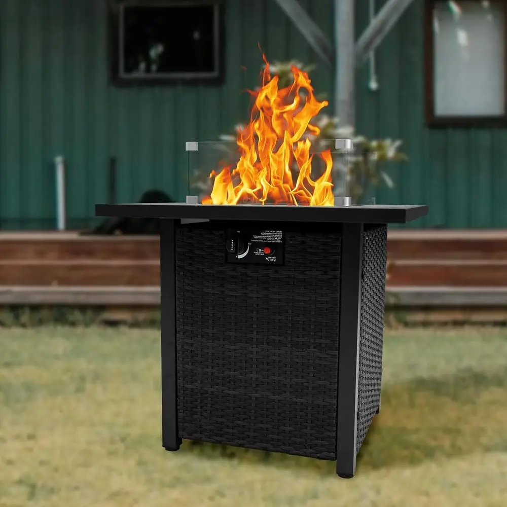 Плетеная мебель для патио, ком – обзор и цена Outdoor Furniture Set With Fire Pit