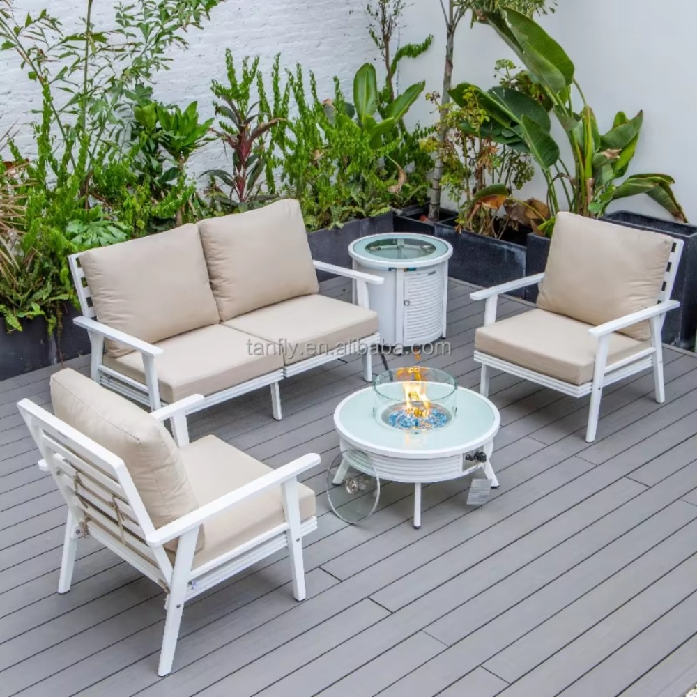 Комплект уличной мебели для ви – обзор и цена Outdoor Furniture Set With Fire Pit
